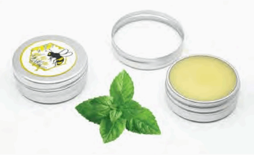 مرطب شفاه بشمع النحل الطبيعي و النعناع Lip Balm with Natural Beeswax and Mint